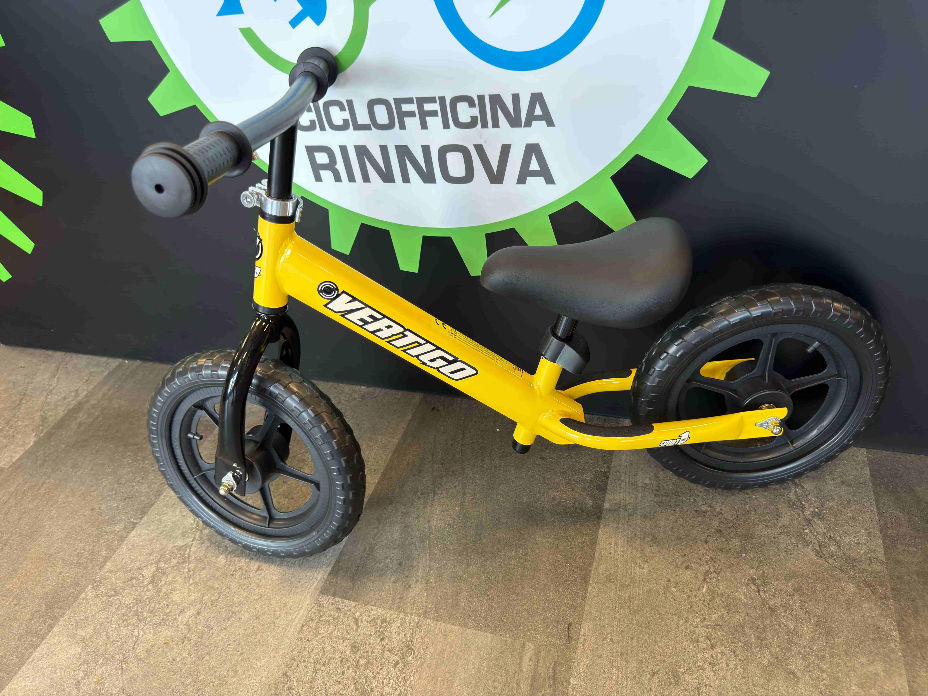 Bicicletta senza pedali VERTIGO Gialla